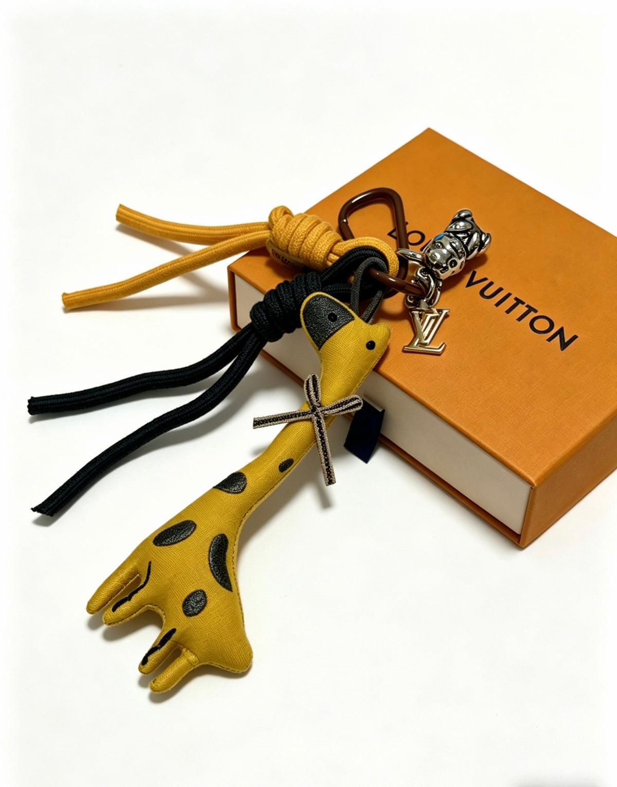 Louis Vuitton Yellow Horse Keychain with Braided Strap - album image 4