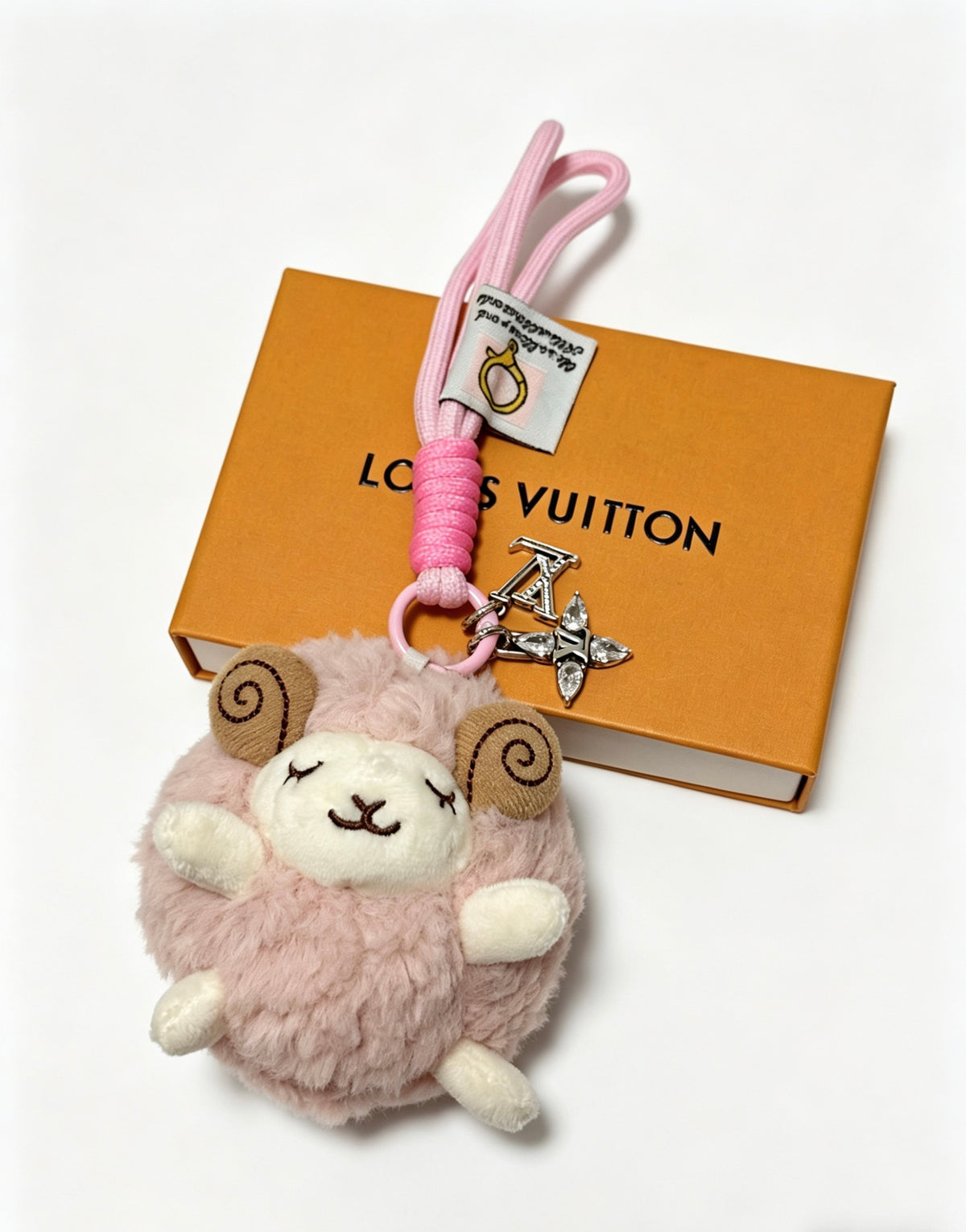 Louis Vuitton Pastel Pink Plush Character Keychain - album image 3