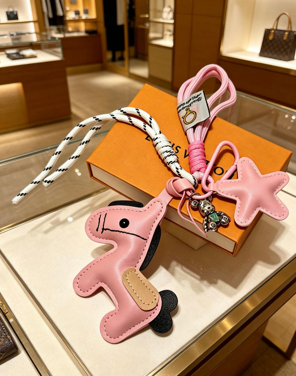 Louis Vuitton Running Character Keychain in Multiple Colors - album image 5