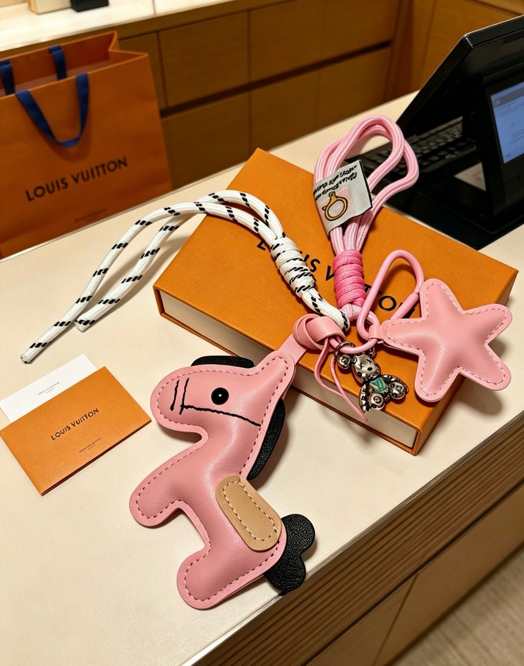 Louis Vuitton Running Character Keychain in Multiple Colors - album image 7