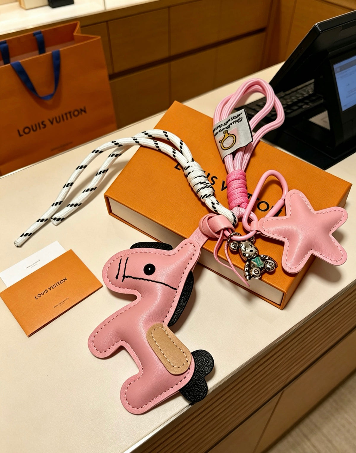 Louis Vuitton Running Character Keychain in Multiple Colors - album image 7