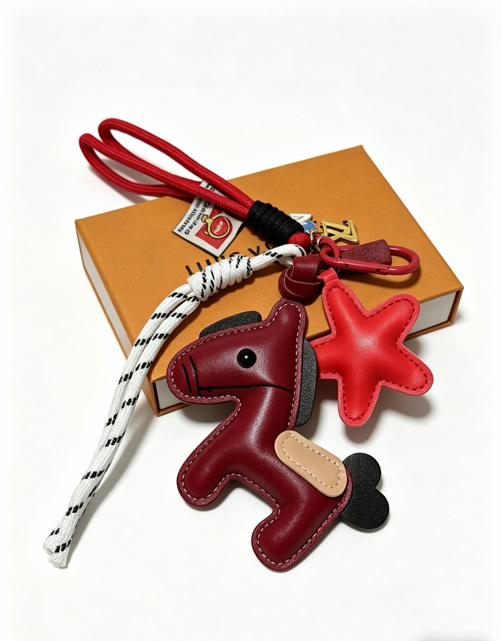 Louis Vuitton Burgundy Running Character Keychain - album image 3