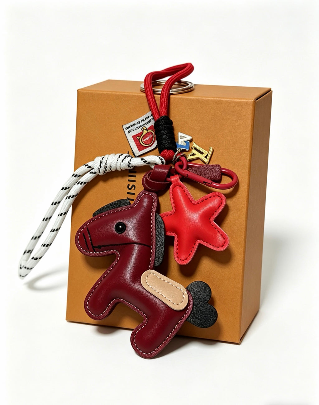 Louis Vuitton Burgundy Running Character Keychain - album image 2