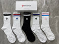 Lululemon stripe cuff round emblem crew socks - view 1