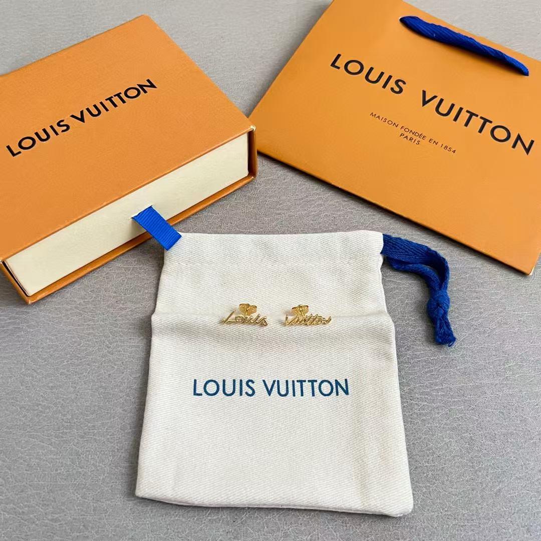 Louis Vuitton LV Letter Stud Earrings - album image 1