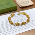 Gucci Gold-Tone Textured Chain Bracelet - album image 1