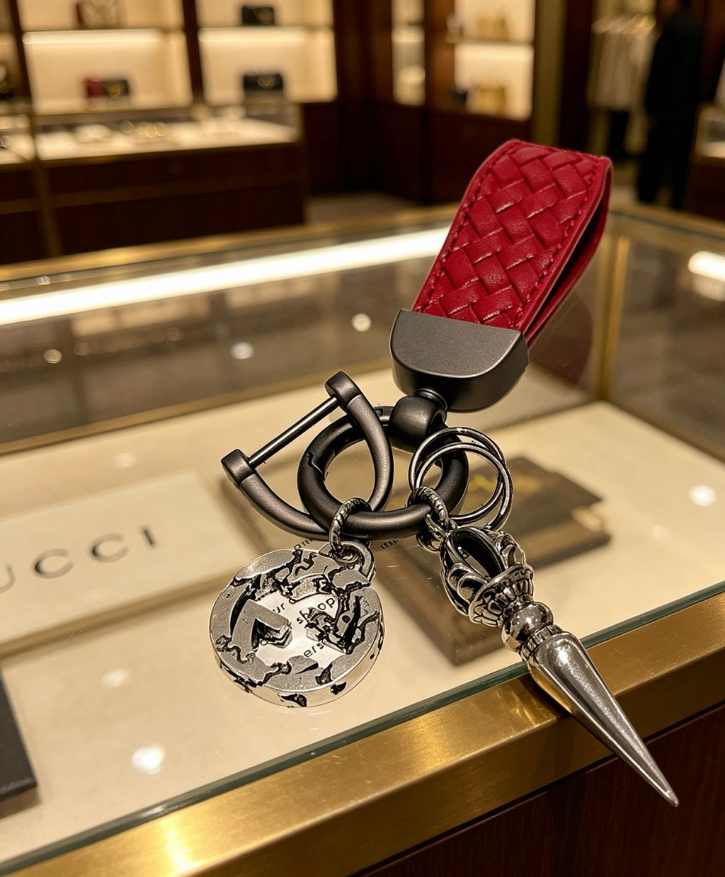 Gucci Anger Forest Interlocking G Key Keychain - album image 1