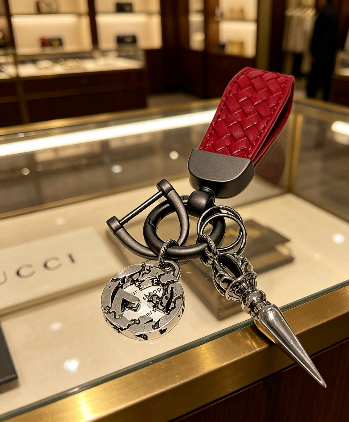 Gucci Anger Forest Interlocking G Key Keychain - album image 1