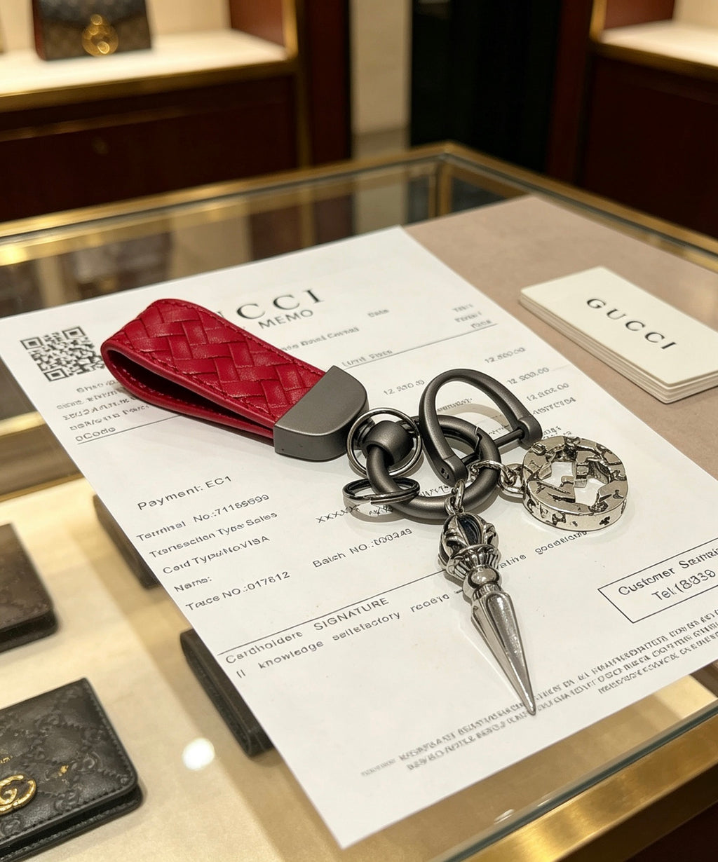 Gucci Anger Forest Interlocking G Key Keychain - album image 3