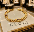 Gucci Gold-Tone Cuban Link Bracelet - album image 1