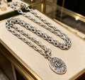 Gucci Anger Forest Interlocking G Antiqued Chain Necklace - album image 1
