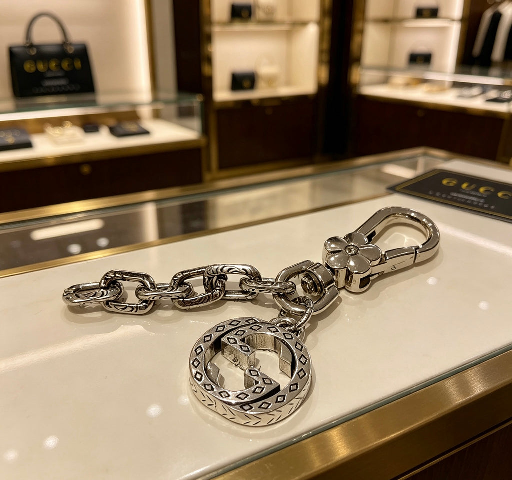 Gucci Anger Forest Interlocking G Key Keychain - album image 1