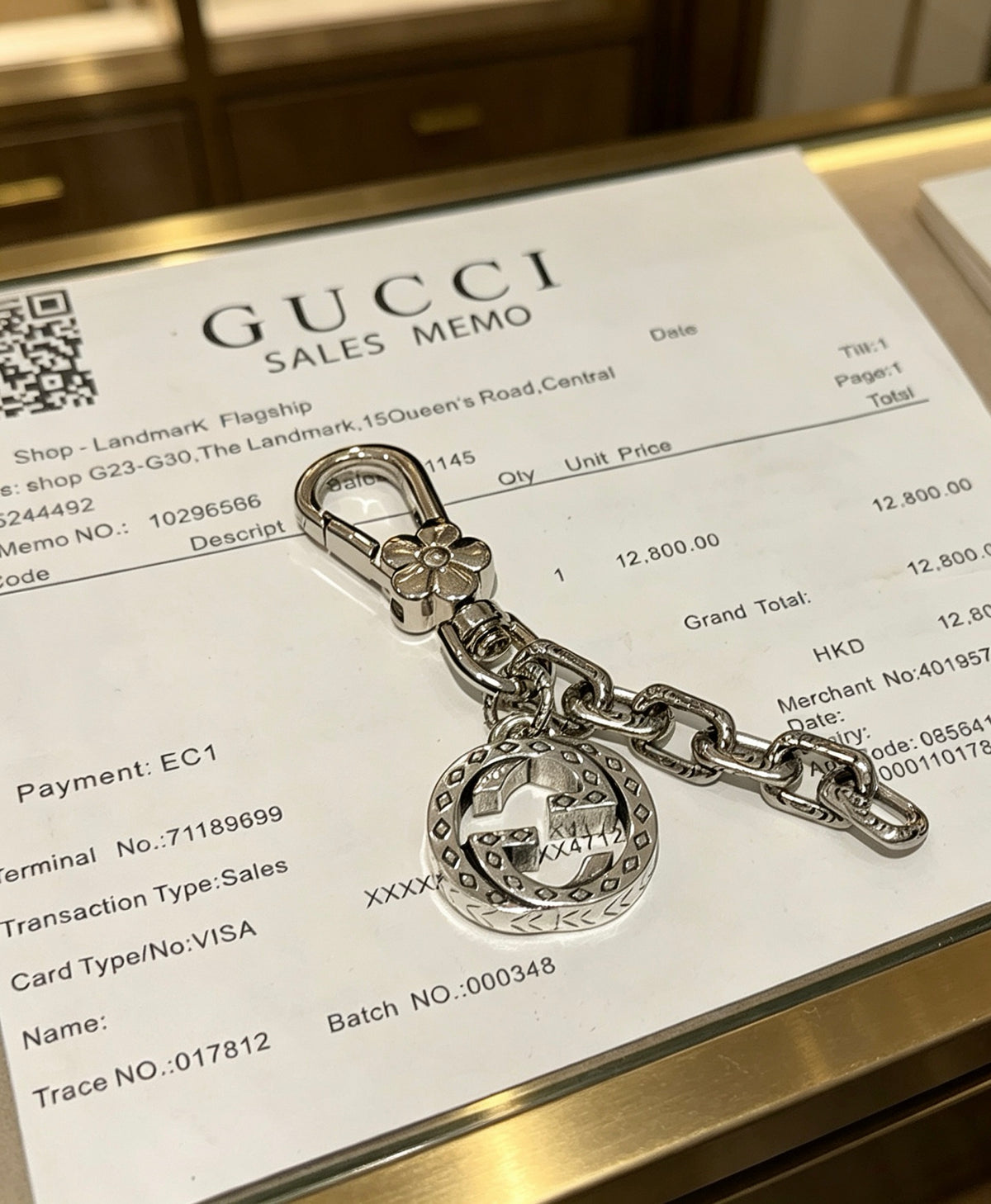 Gucci Anger Forest Interlocking G Key Keychain - album image 4