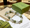Gucci Anger Forest Interlocking G Black Agate Agate Crystal Accent Antiqued Bracelet - album image 1
