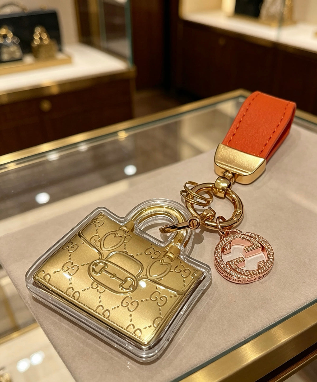 Gucci Anger Forest Interlocking G Key Keychain - album image 1