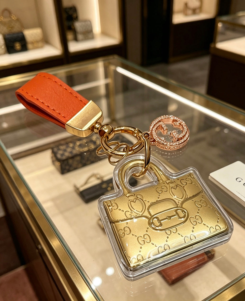 Gucci Anger Forest Interlocking G Key Keychain - album image 2