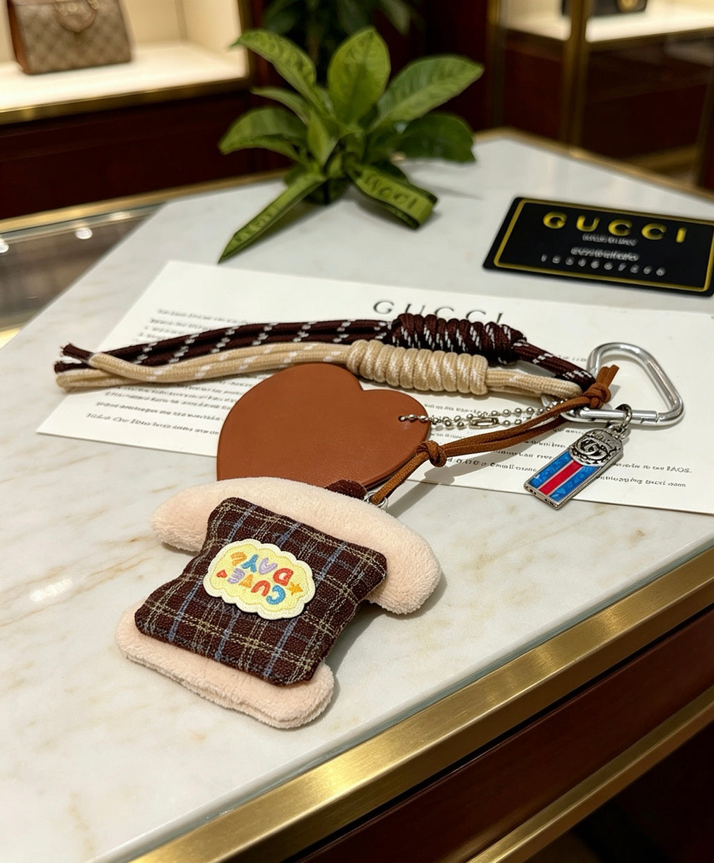 Gucci Anger Forest Interlocking G Key Keychain - album image 2