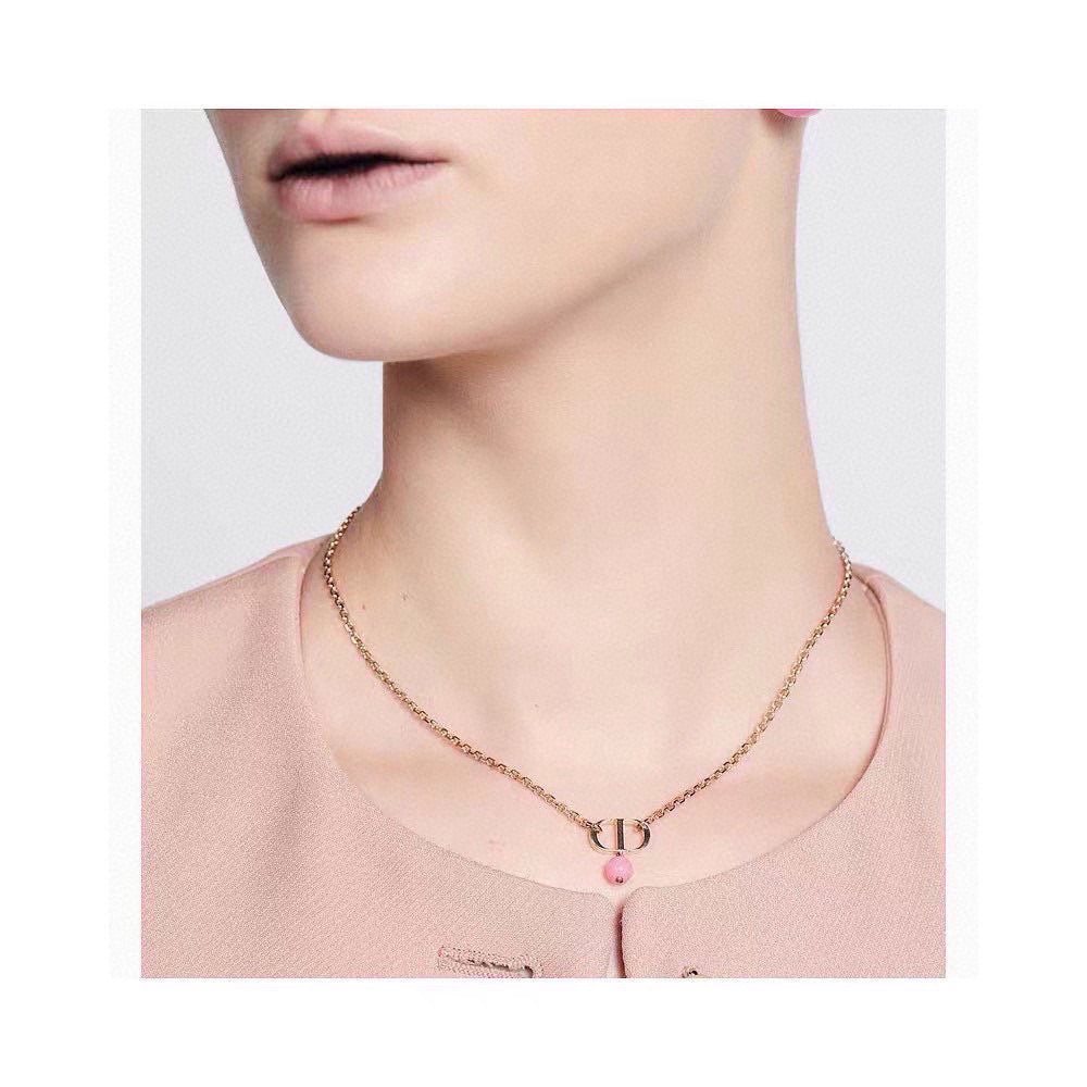 Dior Rose-Gold-Tone CD Pink Drop Jewelry - product image 4