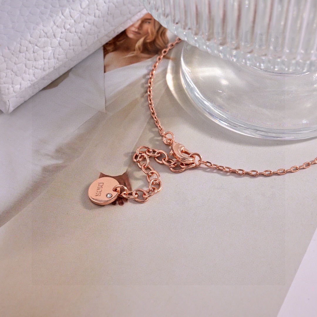 Dior Rose-Gold-Tone CD Pink Drop Jewelry - product image 8