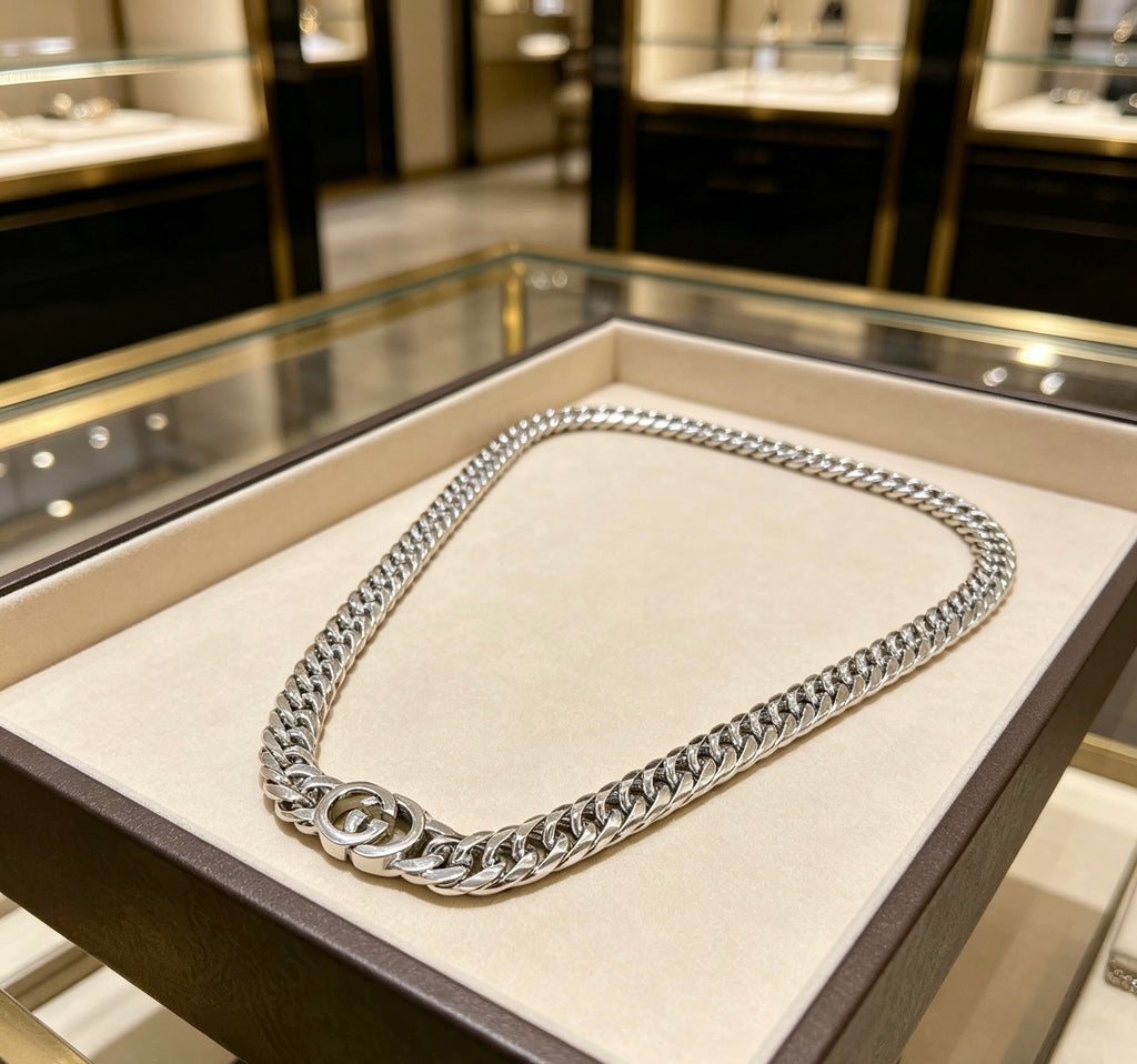 Gucci Anger Forest Interlocking G Chain Necklace - album image 2