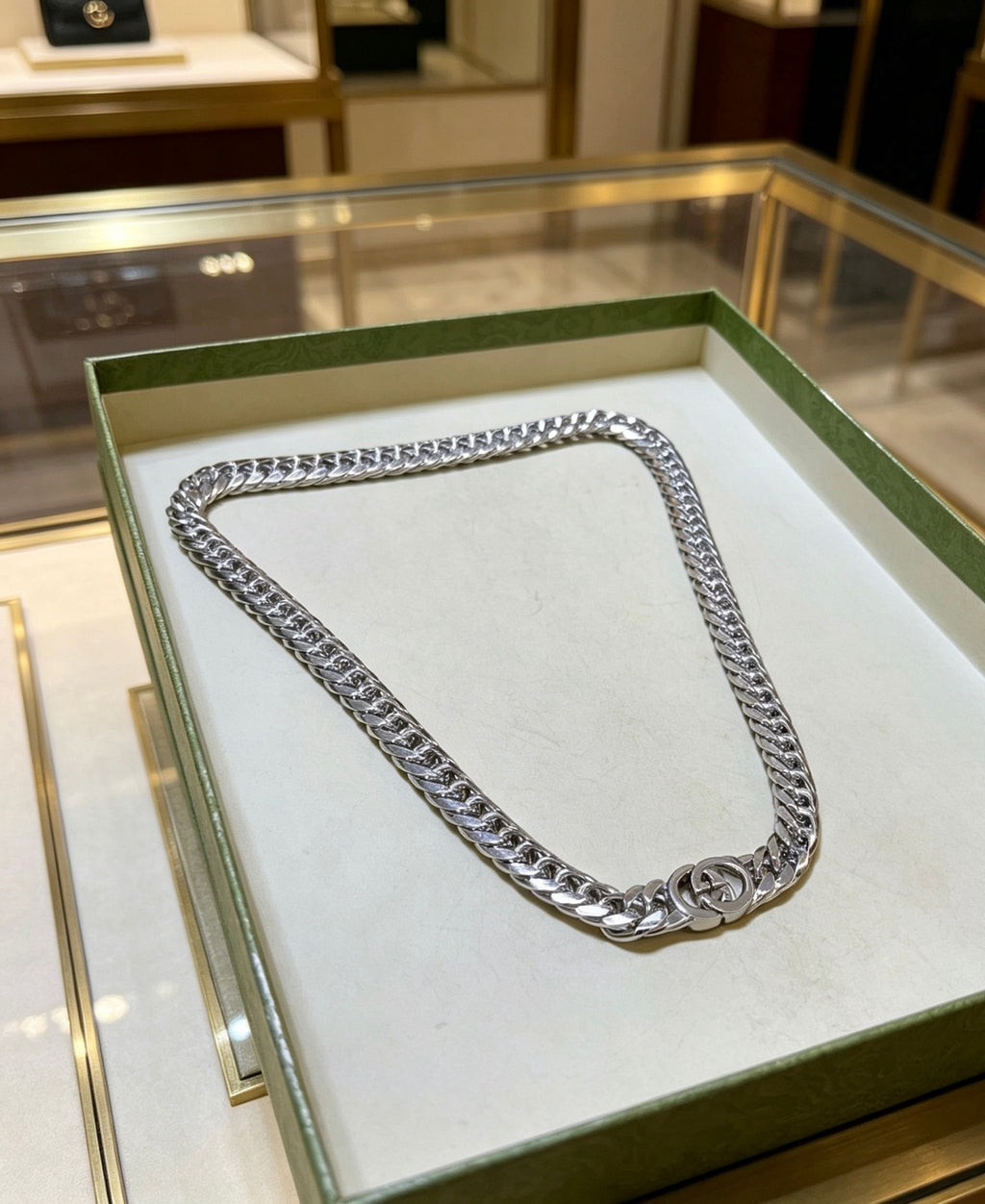 Gucci Anger Forest Interlocking G Chain Necklace - album image 1
