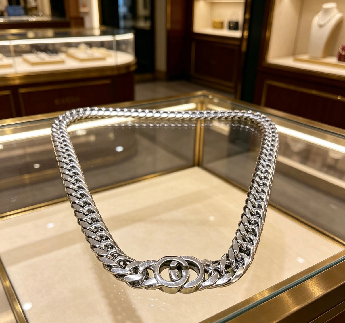 Gucci Anger Forest Interlocking G Chain Necklace - album image 7