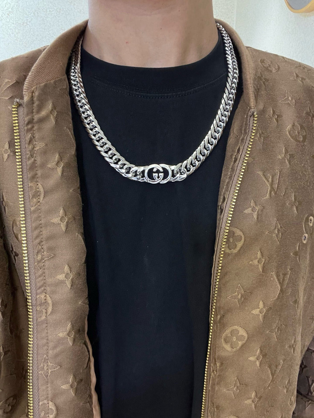 Gucci Anger Forest Interlocking G Chain Necklace - album image 3