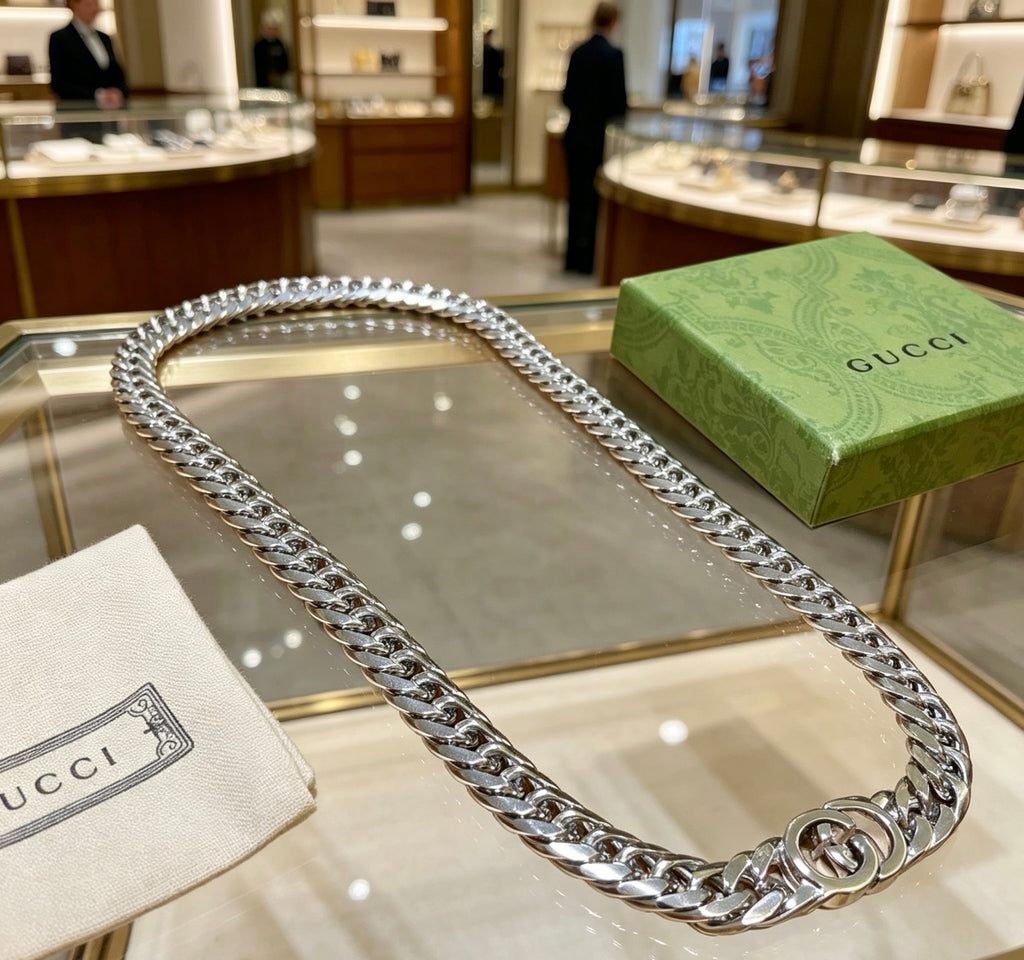 Gucci Anger Forest Interlocking G Chain Necklace - album image 5