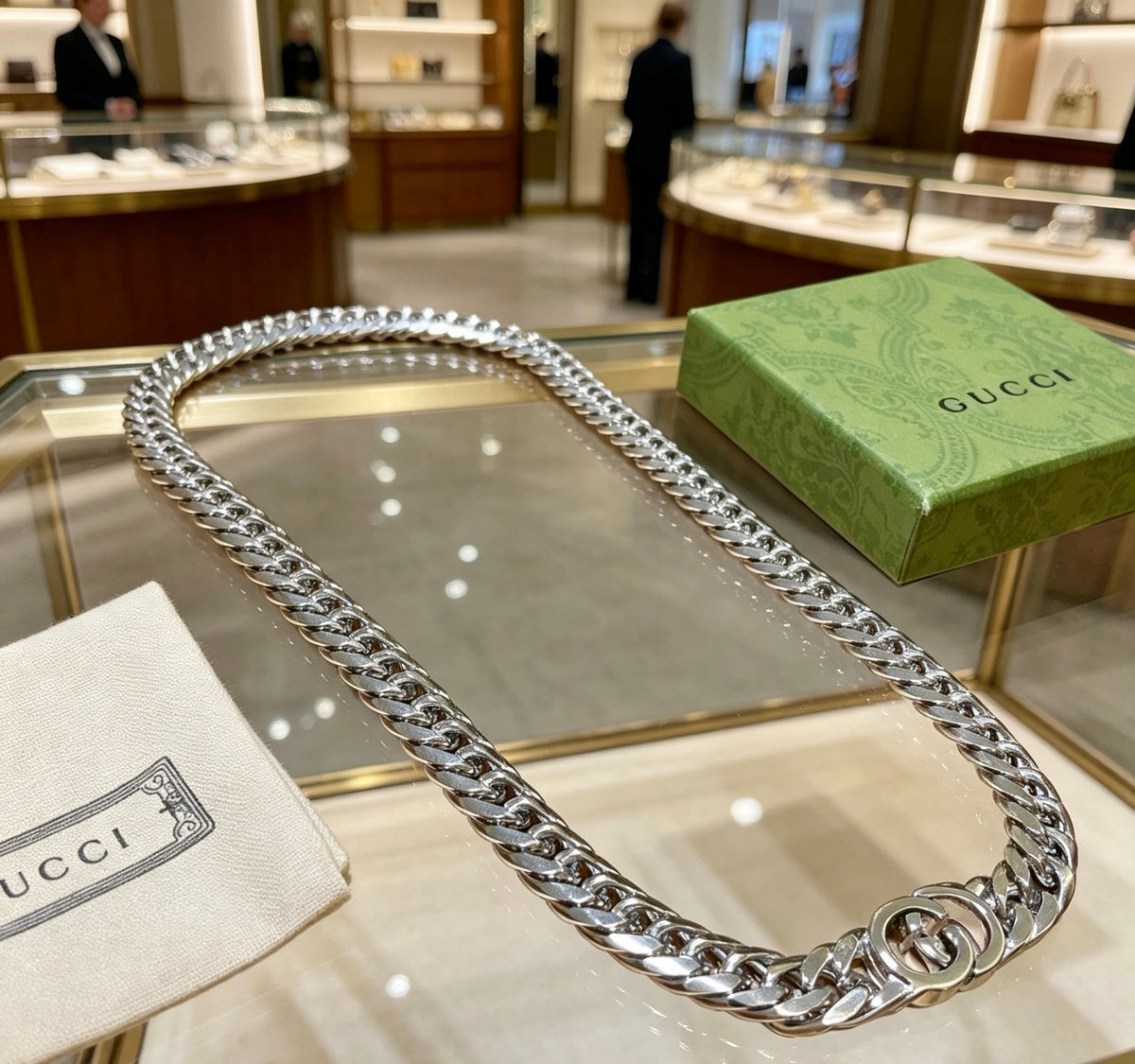 Gucci Anger Forest Interlocking G Chain Necklace - album image 5
