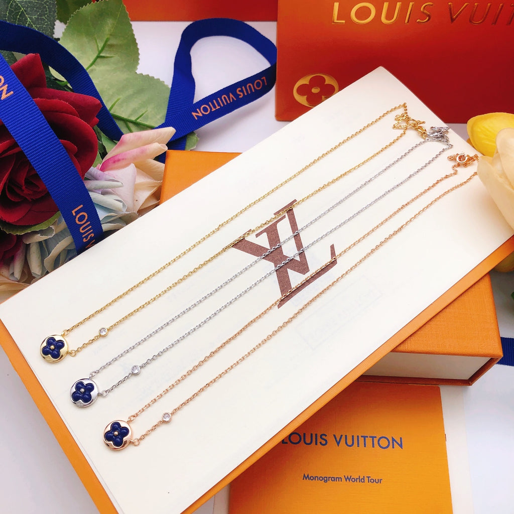 Louis Vuitton Blue Mother-of-Pearl Necklace - album image 6