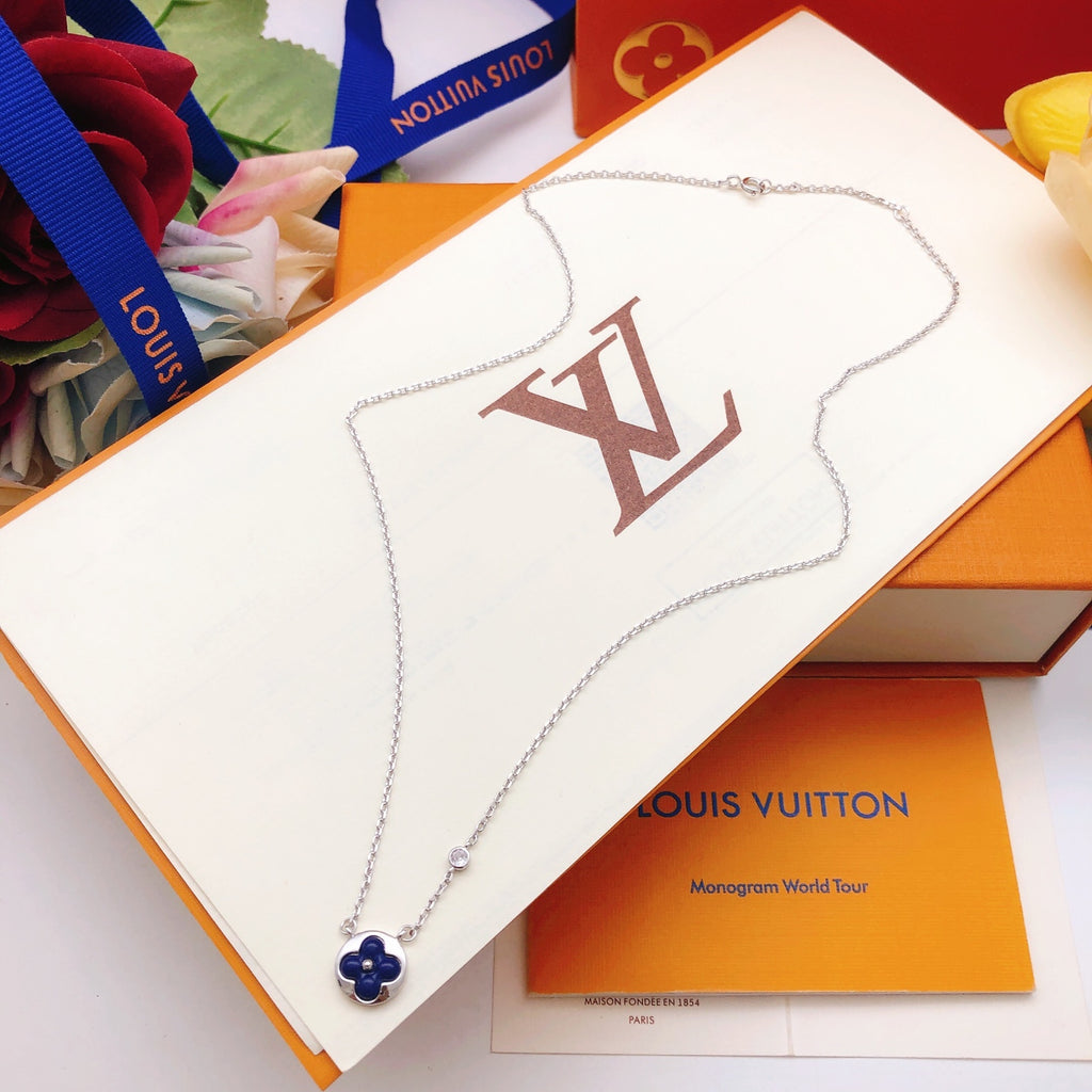 Louis Vuitton Blue Mother-of-Pearl Necklace - album image 5