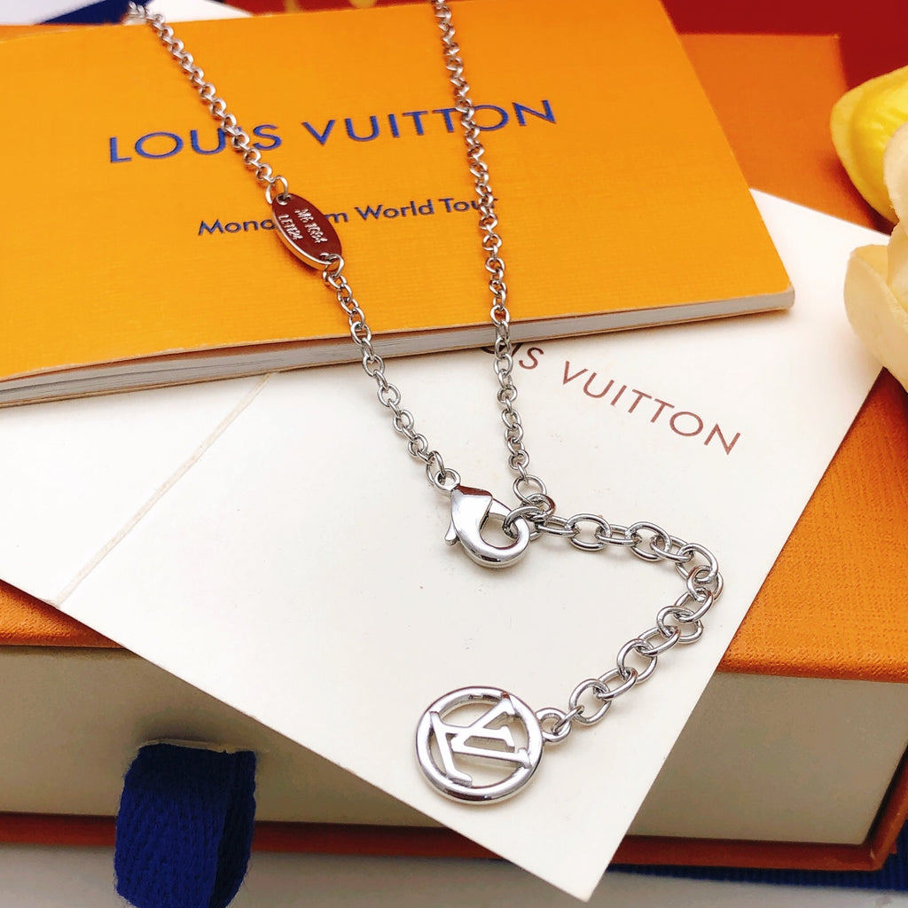 Louis Vuitton Square Crystal Accent Necklace - album image 2