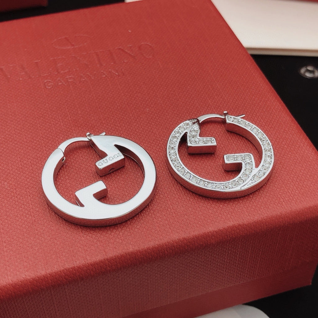 Gucci Silver-Tone Circular Earrings - album image 7