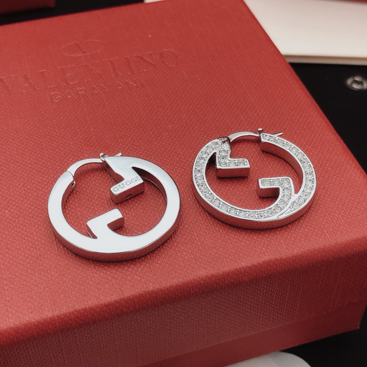 Gucci Silver-Tone Circular Earrings - album image 7