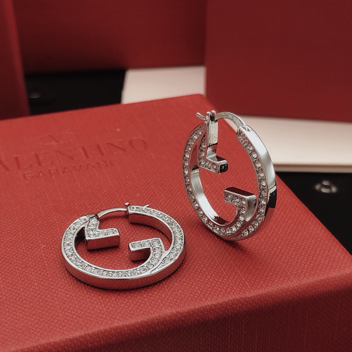 Gucci Silver-Tone Circular Earrings - album image 5