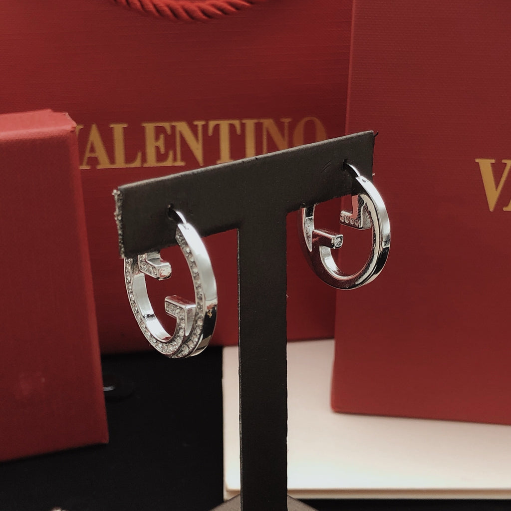 Gucci Silver-Tone Circular Earrings - album image 9