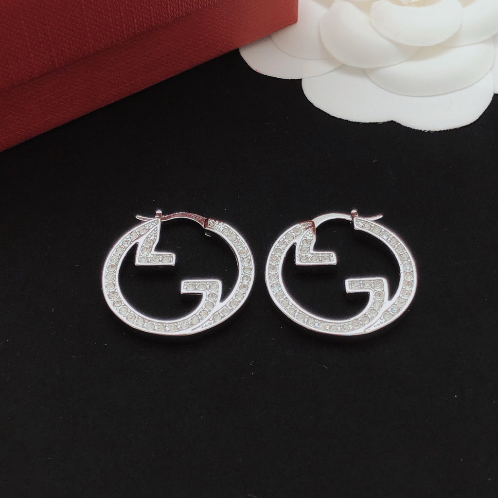 Gucci Silver-Tone Circular Earrings - album image 8