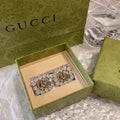 Gucci Square Crystal Accent Earrings - album image 1