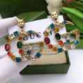 Gucci Interlocking G Multicolor Crystal Accent Earrings - album image 1