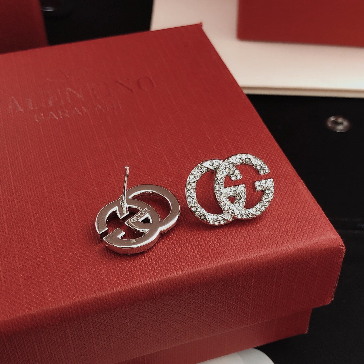 Gucci Silver-Tone Twisted Mini Earrings - album image 7