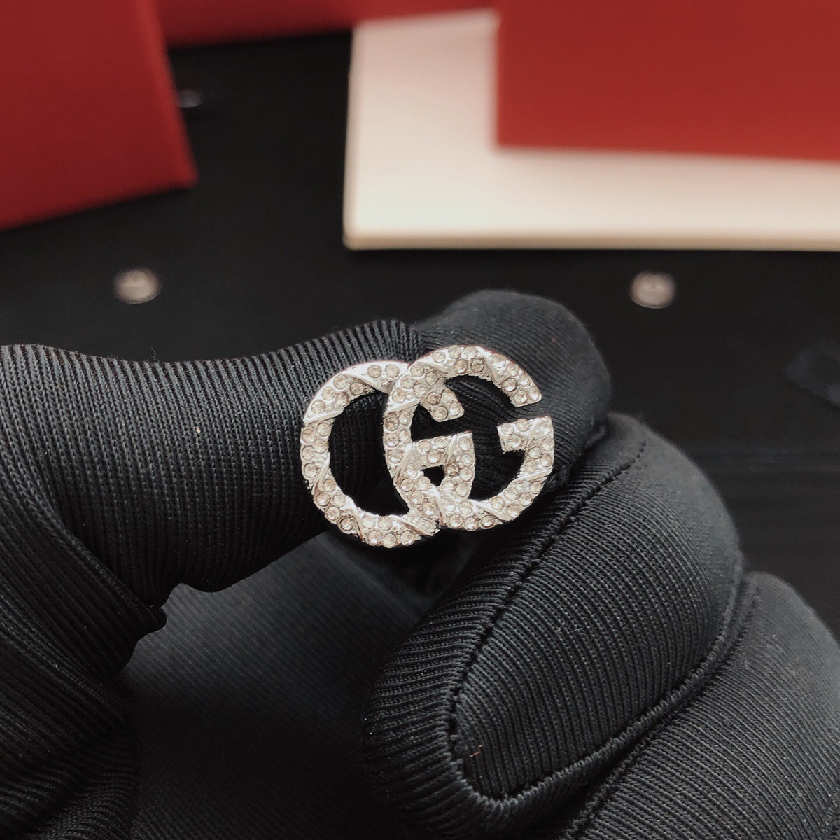 Gucci Silver-Tone Twisted Mini Earrings - album image 3