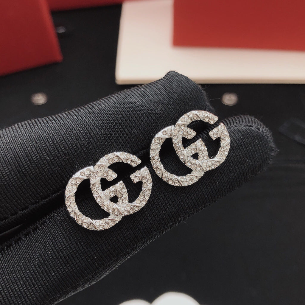 Gucci Silver-Tone Twisted Mini Earrings - album image 2