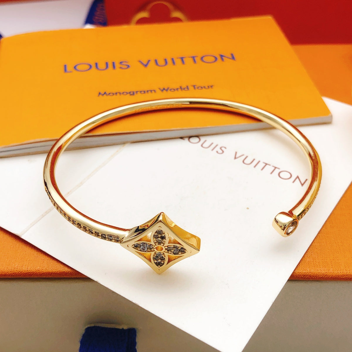 Louis Vuitton Crystal Accent Bangle - album image 4