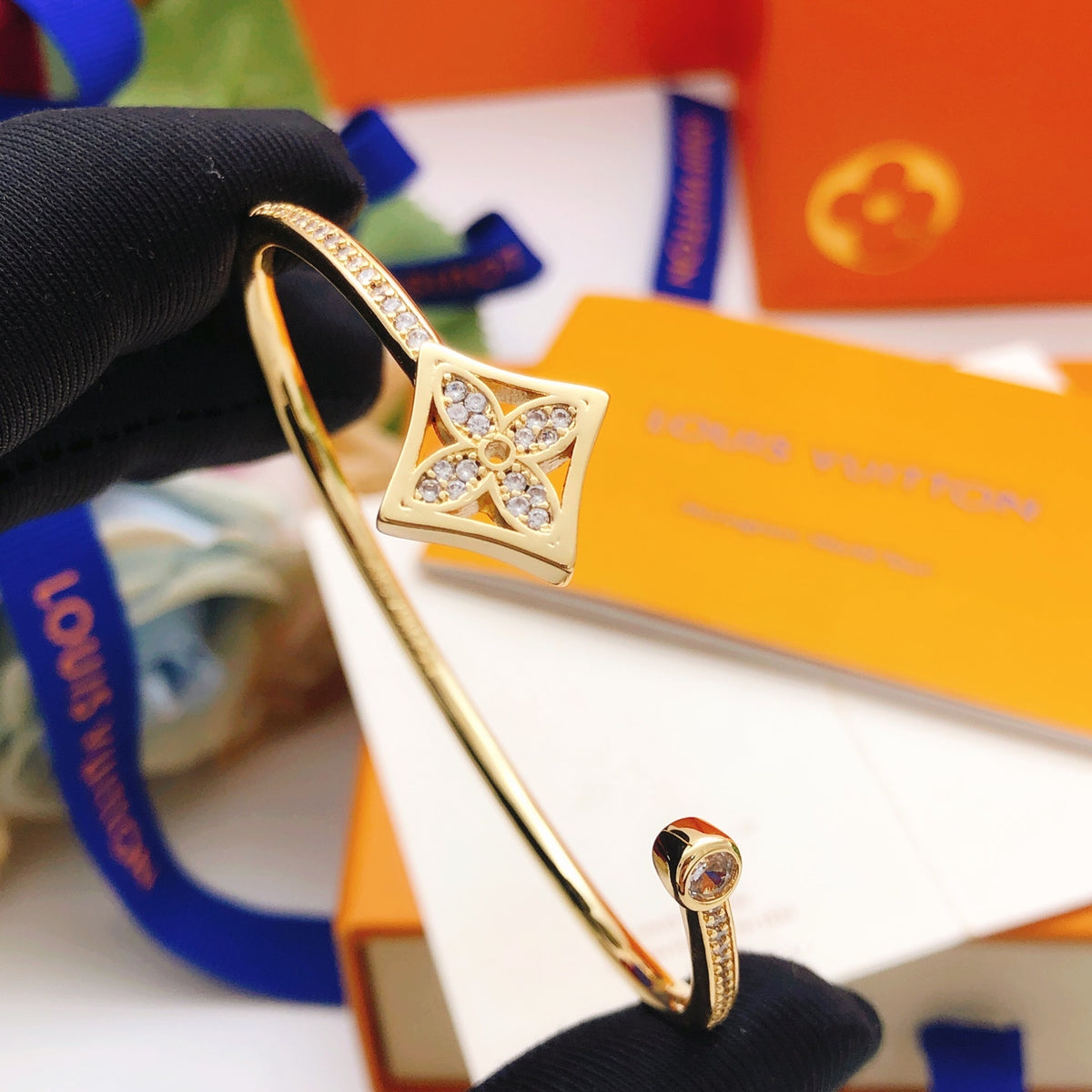 Louis Vuitton Crystal Accent Bangle - album image 1