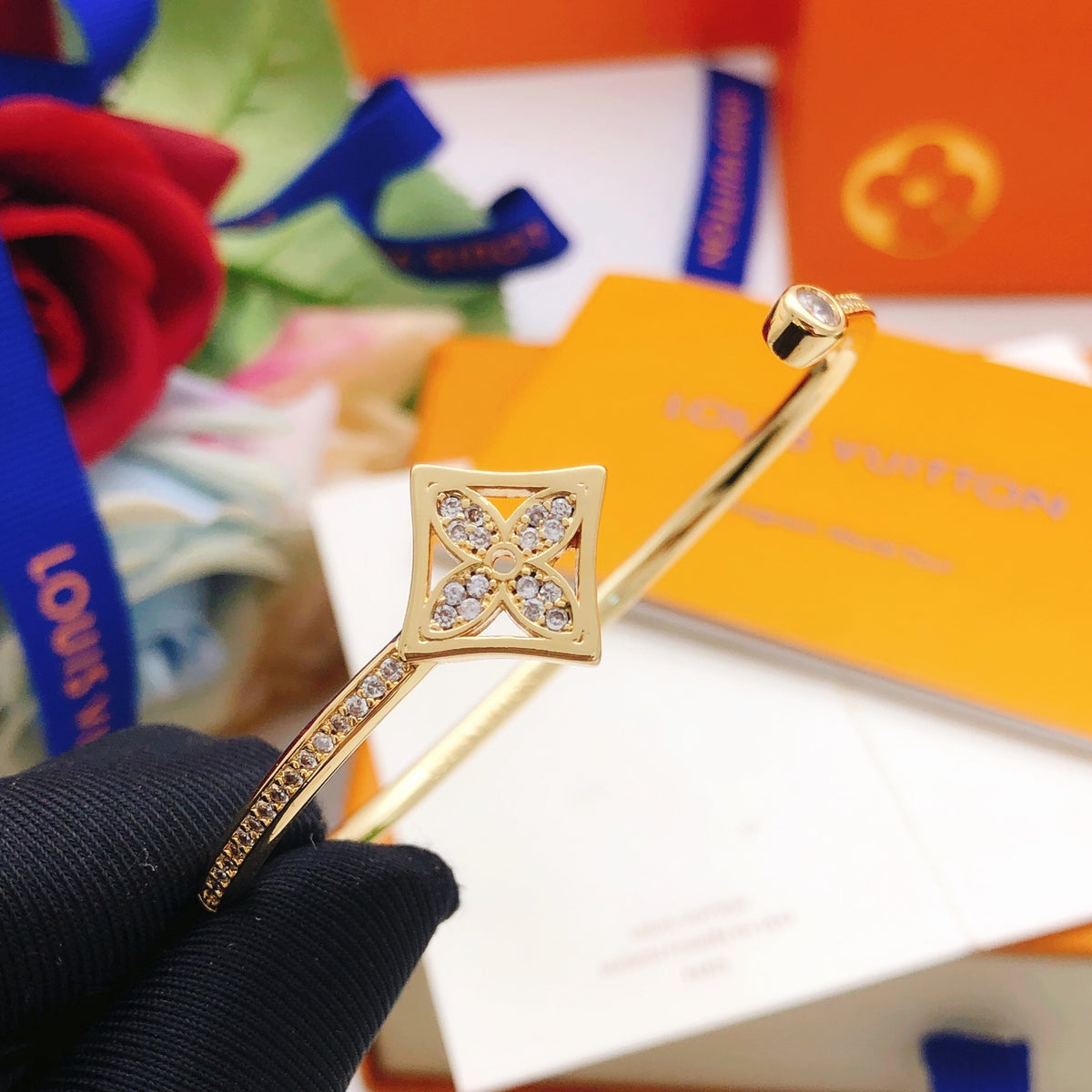 Louis Vuitton Crystal Accent Bangle - album image 2