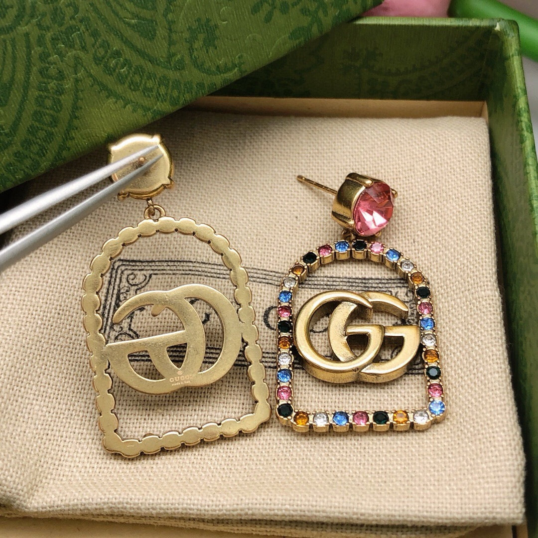 Gucci Multicolor Crystal Accent Earrings - album image 2