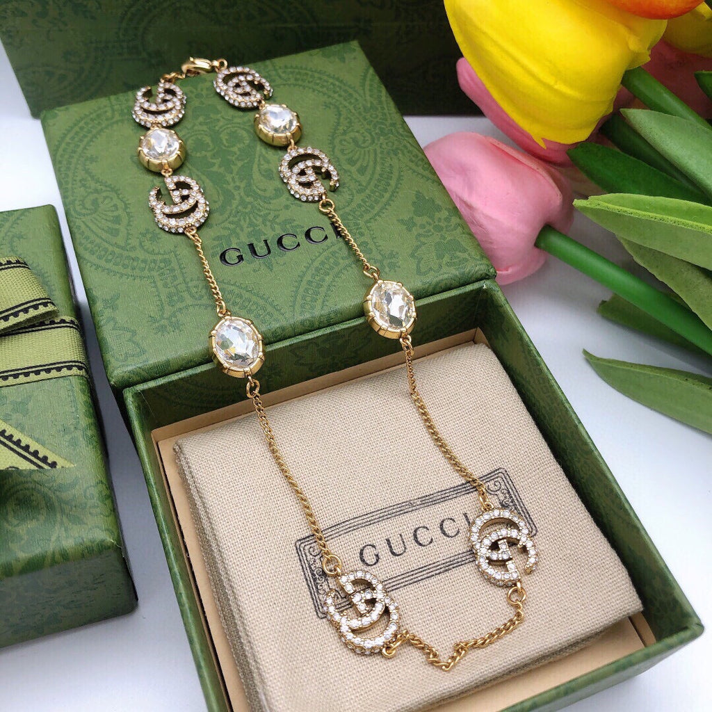 Gucci Gold-Tone Double G and Pearl Necklace - album image 1