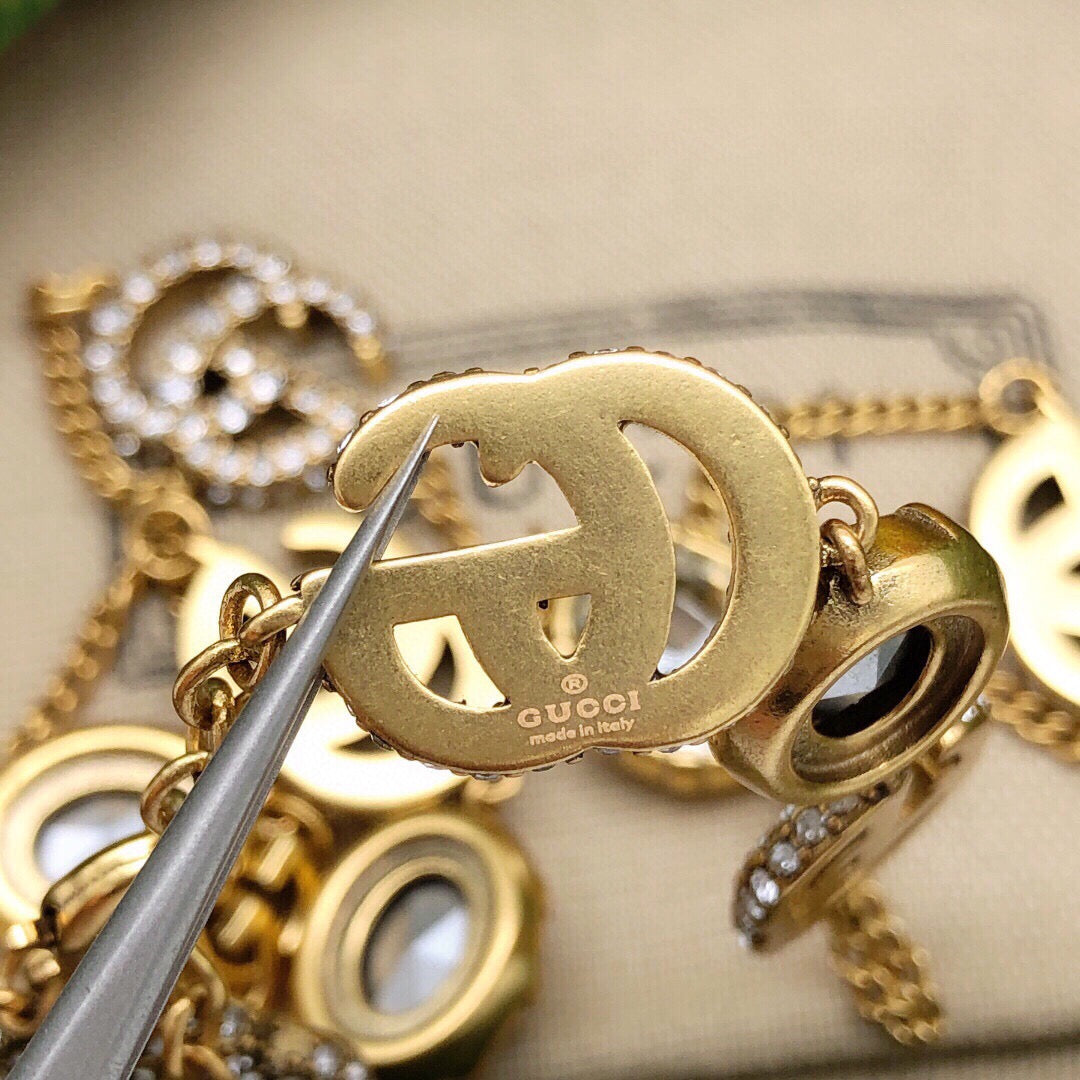 Gucci Gold-Tone Double G and Pearl Necklace - album image 7