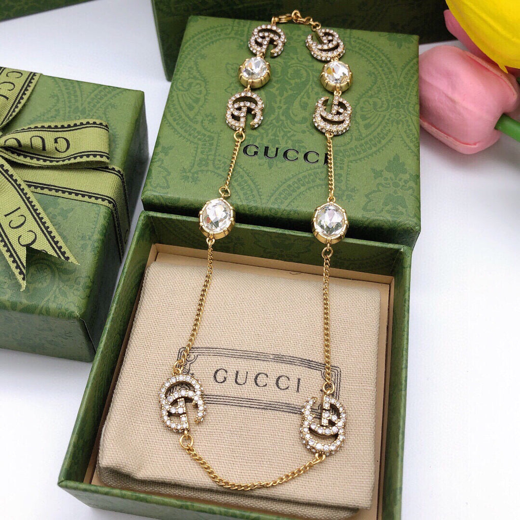 Gucci Gold-Tone Double G and Pearl Necklace - album image 6