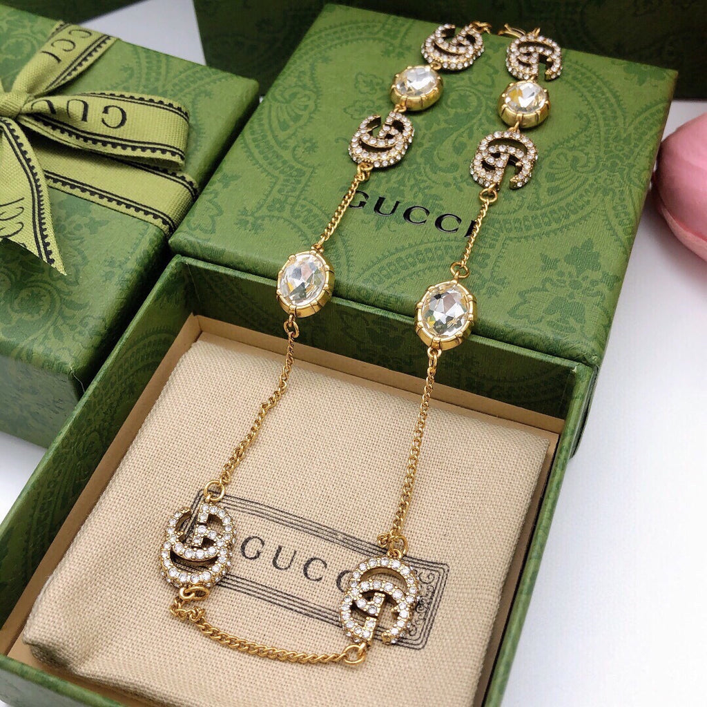Gucci Gold-Tone Double G and Pearl Necklace - album image 2